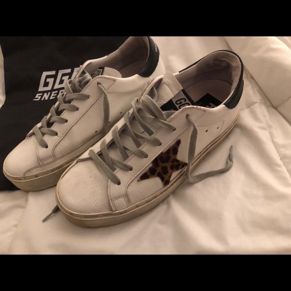 golden goose hi star cheetah sneakers